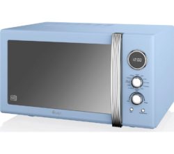 SWAN SM22080BLN Microwave with Grill - Blue